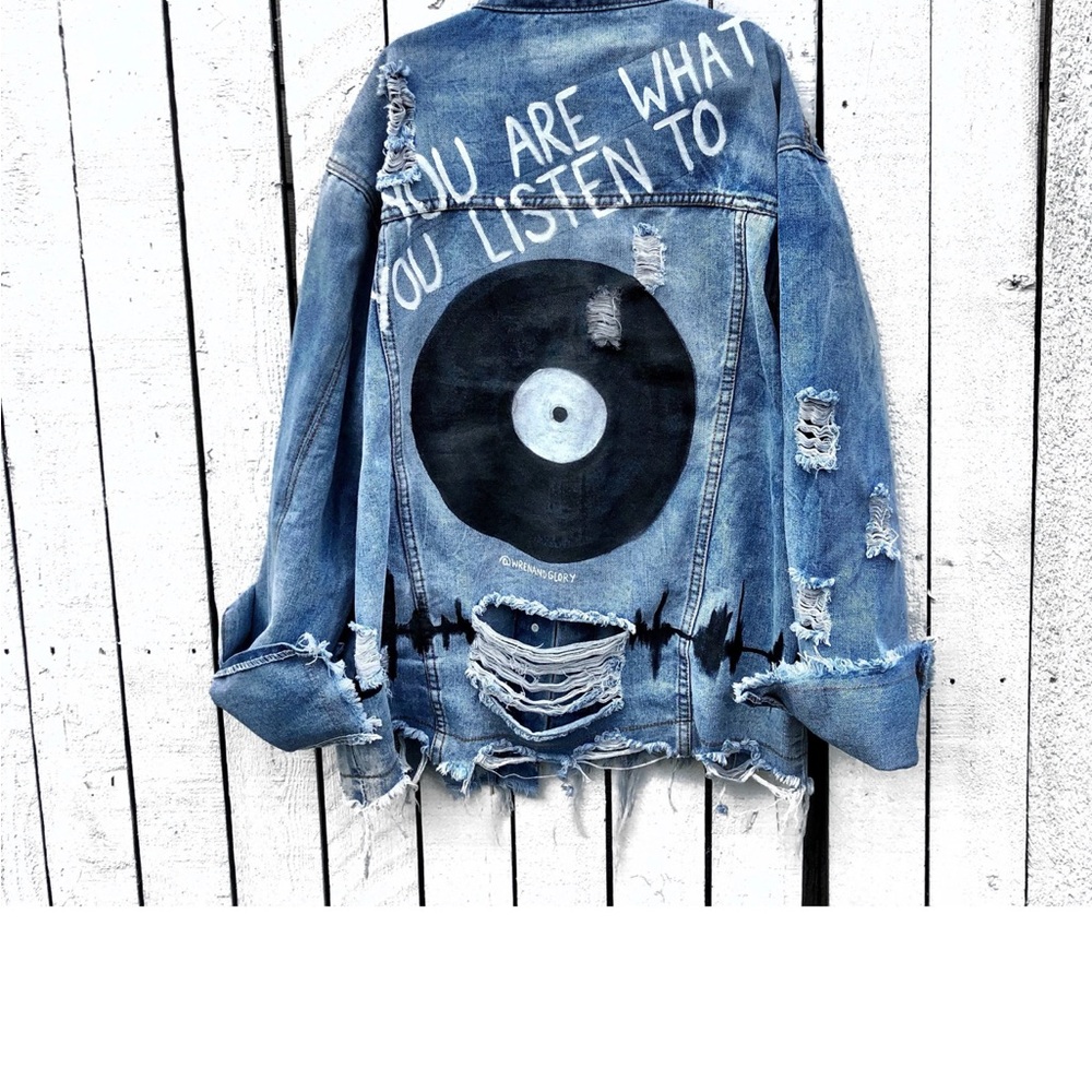 Distressed Blue Denim Jacket